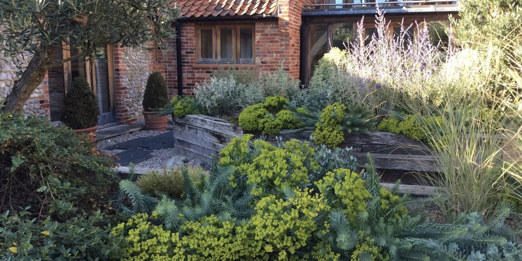 Mediterranean Terrace in Norfolk
