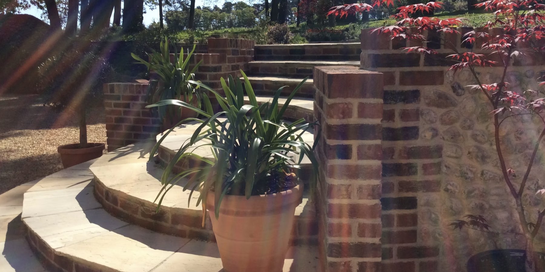 Terraced Garden in Oxfordshire